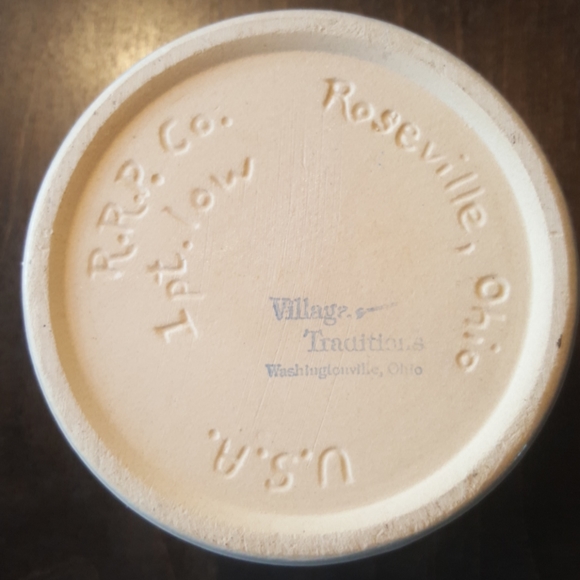 Vintage R.R.P. Co. Collectible Crock, Hand Painted - Picture 2 of 3